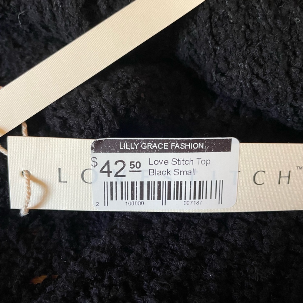 Lovestitch black tank top - Picture 6 of 10